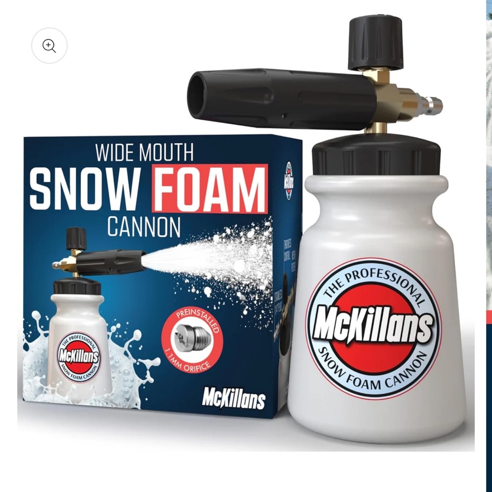 White Snow Foam Cannon - Wide Mouth Foam Sprayer